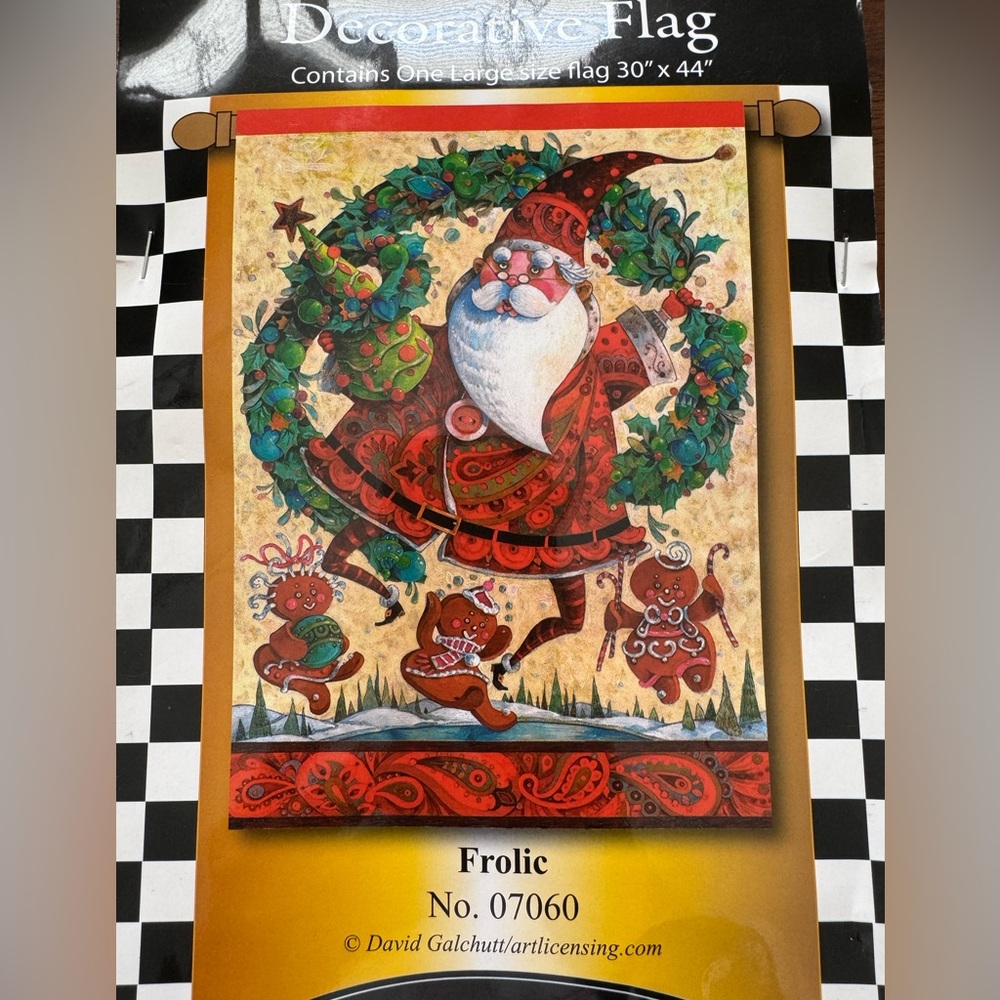 Magnolia Garden Frolic Large Decorative Flag NWT